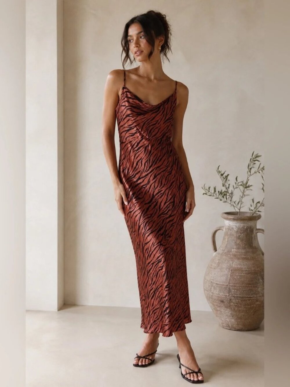 Anthropologie Elyse Slip Dress Size Large